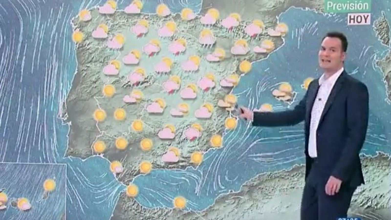 La Aemet prevé fuertes chubascos y tormentas en diversas zonas de la Península