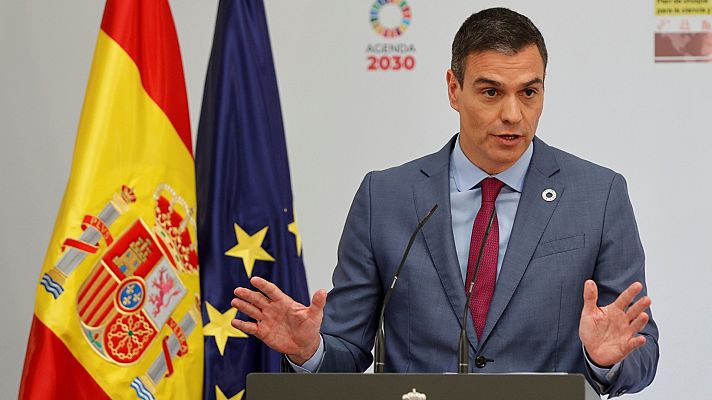 Especiales informativos - Sánchez explica los tres ejes en los que se articula el plan para reforzar el sistema de ciencia e innovación