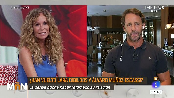 Lara Dibildos y Álvaro Muñoz Escassi niegan estar juntos