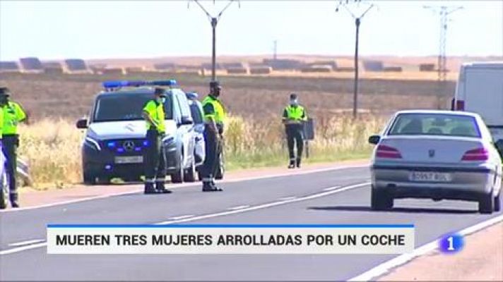 Mueren tres mujeres atropelladas una carretera de Salamanca