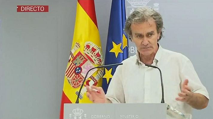 Especiales informativos - Coronavirus. Comparecencia de Fernando Simón - 09/07/20