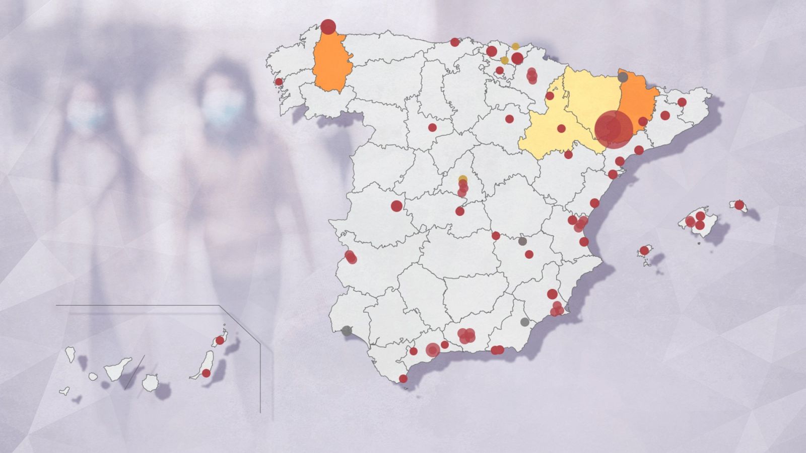Multas y mascarillas ante el aumento de brotes en España