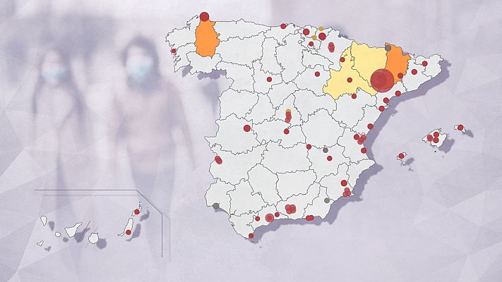 Multas y mascarillas ante el aumento de brotes de coronavirus en España