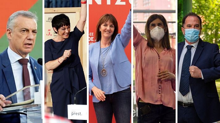 Telediario 1 - Urkullu dice ser la "opción segura" frente al resto de partidos que piden el voto en favor de una nueva Euskadi