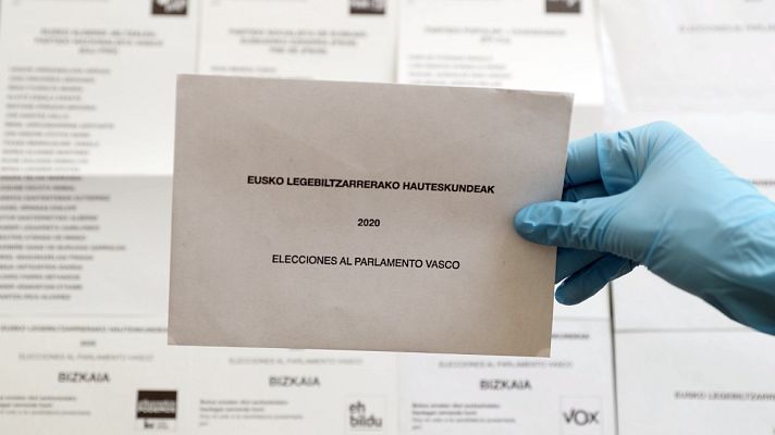 Telediario 1 - El Gobierno vasco advierte que quien vaya a votar con coronavirus cometerá un delito contra la salud pública