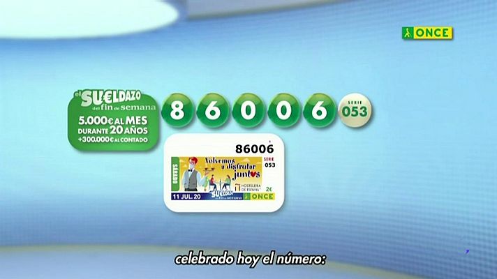 Sorteos ONCE - Sorteo ONCE - 11/07/20