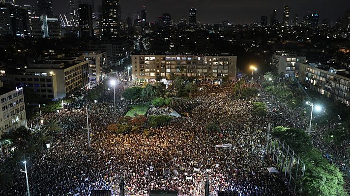 Protestas contra el Gobierno de Israel por la pandemia