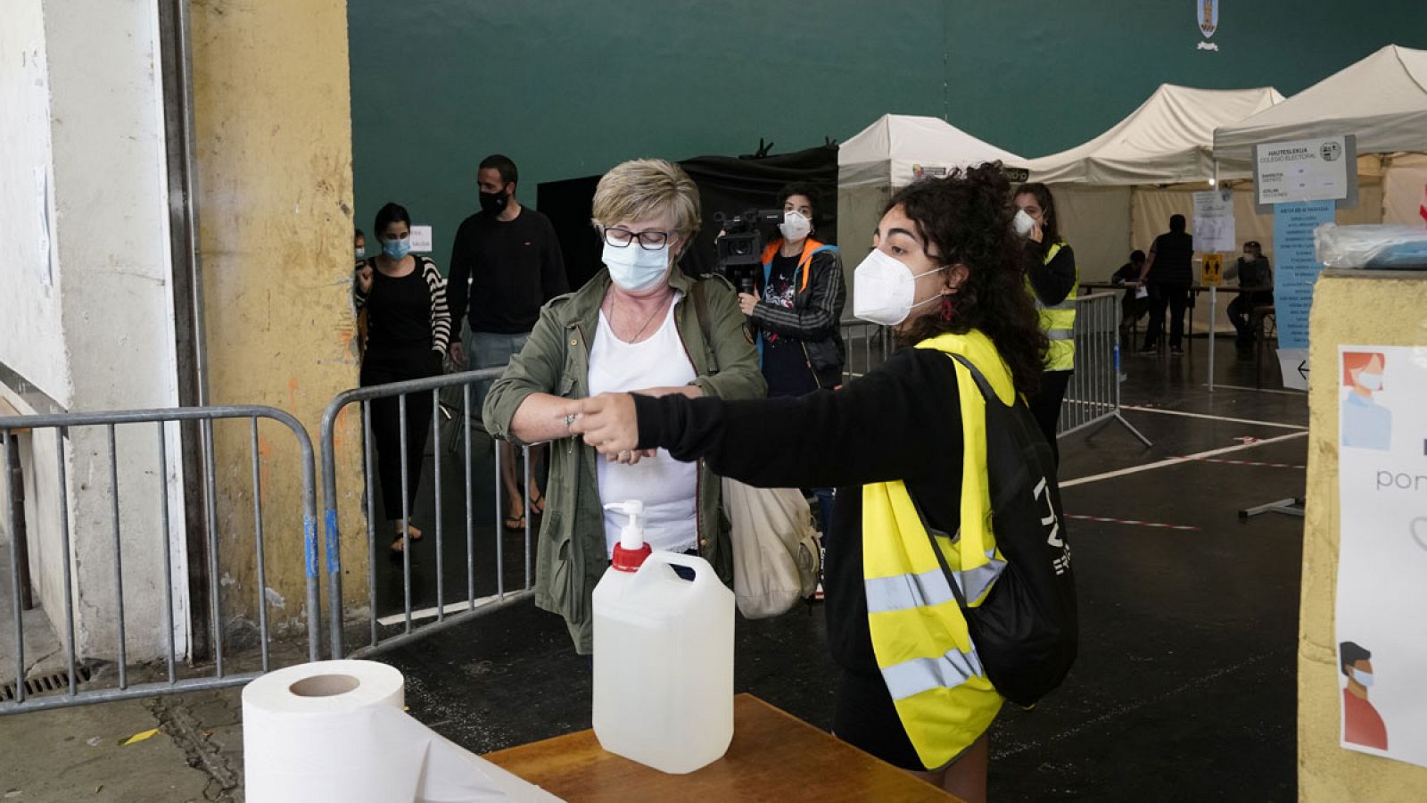 Elecciones vascas 2020 | Ordizia vota "tranquila" pese a los brotes de coronavirus en la localidad