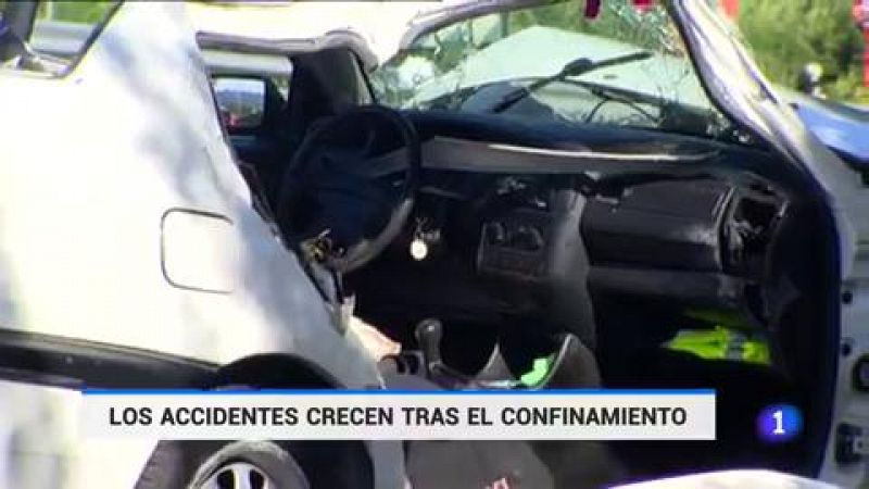 Vídeo: Suben los accidentes tras el confinamiento