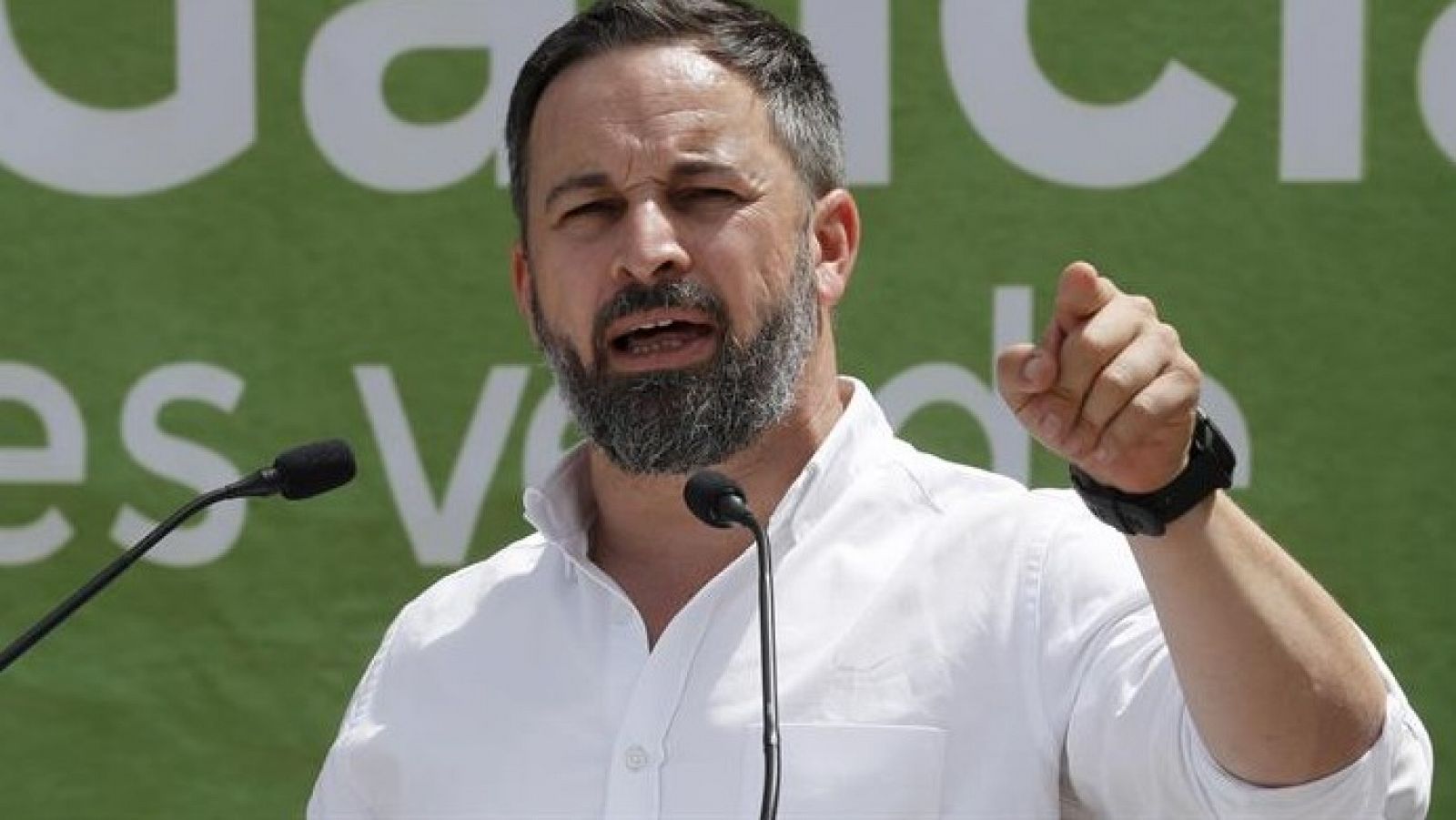 Santiago Abascal: "Todos nuestros actos públicos han sido sistemáticamente acosados" - RTVE.es