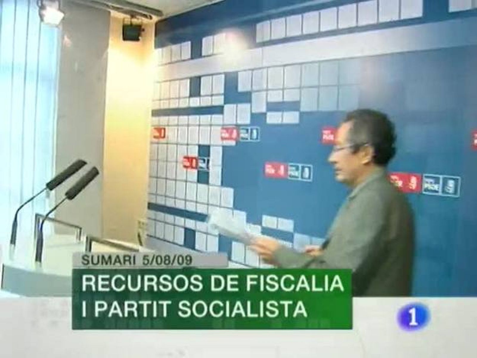 L'informatiu.Informativo territorial de la C. Valenciana (05/08/09)