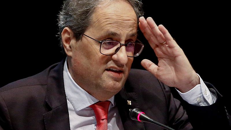 Torra: "En Euskadi se prohibe el derecho de voto y no pasa nada. Nosotros tomamos esta medida y un juez dice que no es correcto"