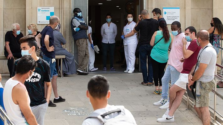 Telediario 1 - Confinamiento en el Segrià: desconcierto, indignación e incertidumbre