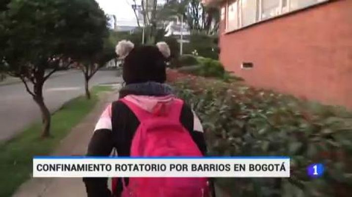 Telediario Internacional - Confinamiento rotatorio por barrios en Bogotá