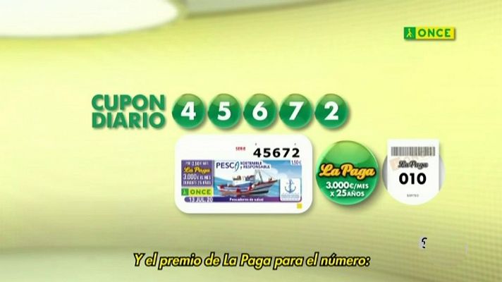 Sorteos ONCE - Sorteo ONCE - 13/07/20