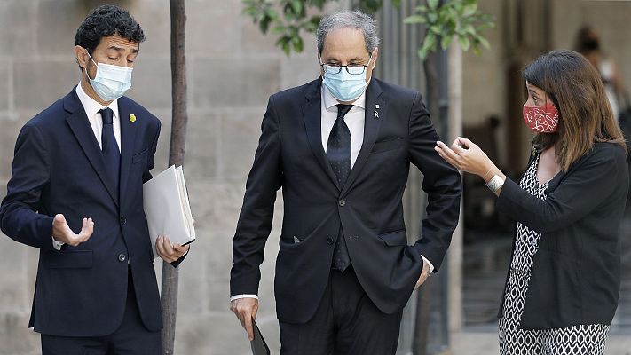 Telediario 1 - Cataluña dictará una nueva orden para restringir los movimientos en el Segrià