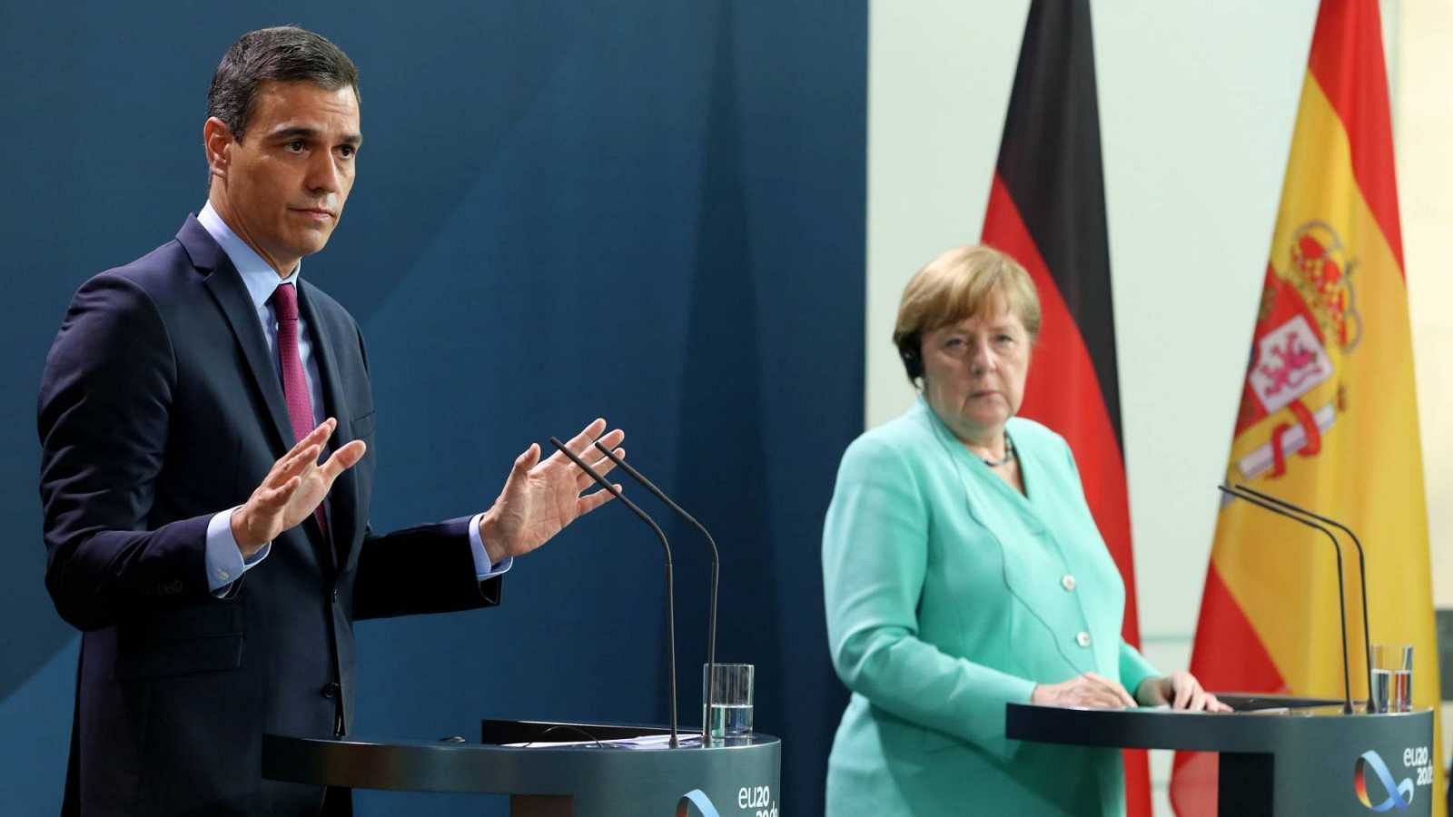 Merkel tiende la mano para alcanzar un acuerdo sobre el fondo de recuperación, aunque admite las diferencias