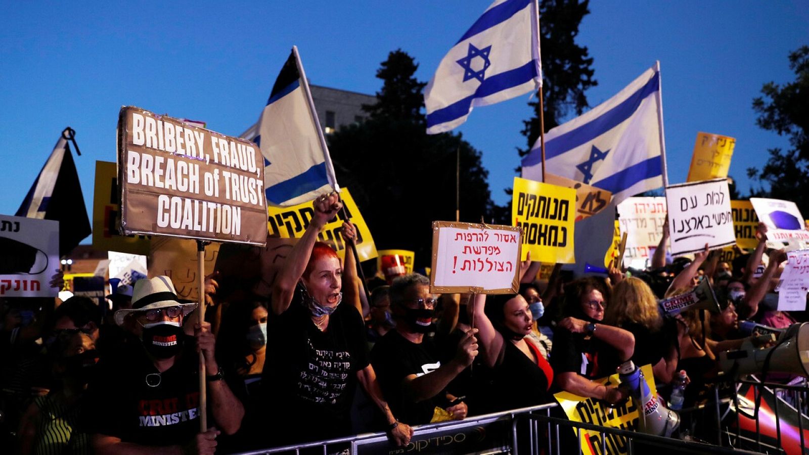 Los ultraortodoxos protestan en Israel por la gestión de la pandemia y la discriminación - RTVE.es