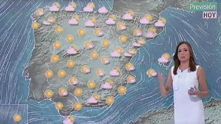 Telediario 1 - El tiempo estará estable, con valores altos en Andalucía y Extremadura