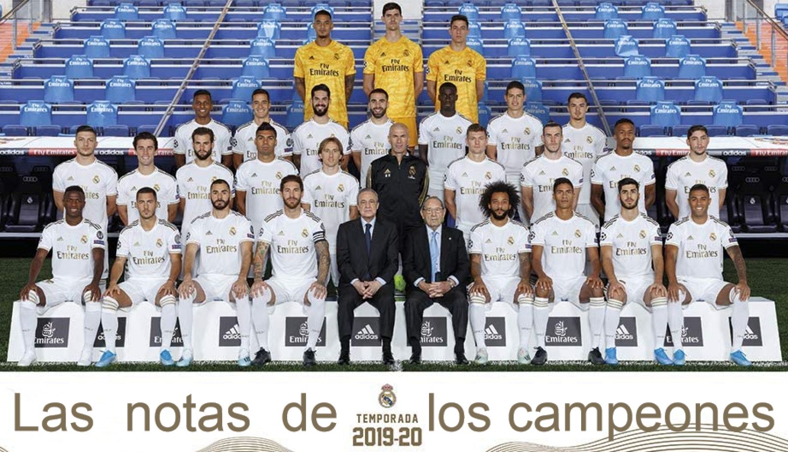 Las notas a los campeones de Liga, el uno por uno de los jugadores del Real Madrid