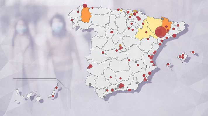 Telediario 1 - Aragón, la comunidad con más contagios en los brotes