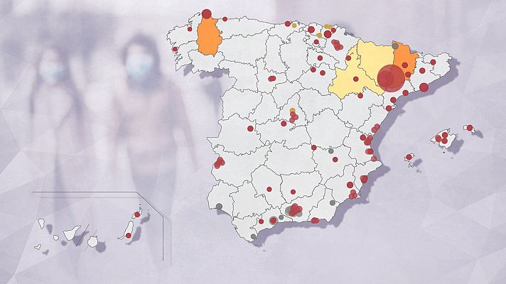 Aragón, la comunidad con más contagios en los brotes