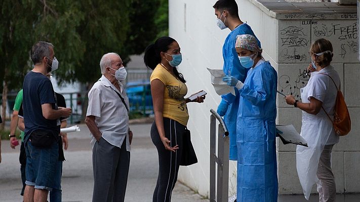 Telediario 1 - La Generalitat prepara nuevas restricciones contra el coronavirus en Barcelona y otros puntos de Cataluña