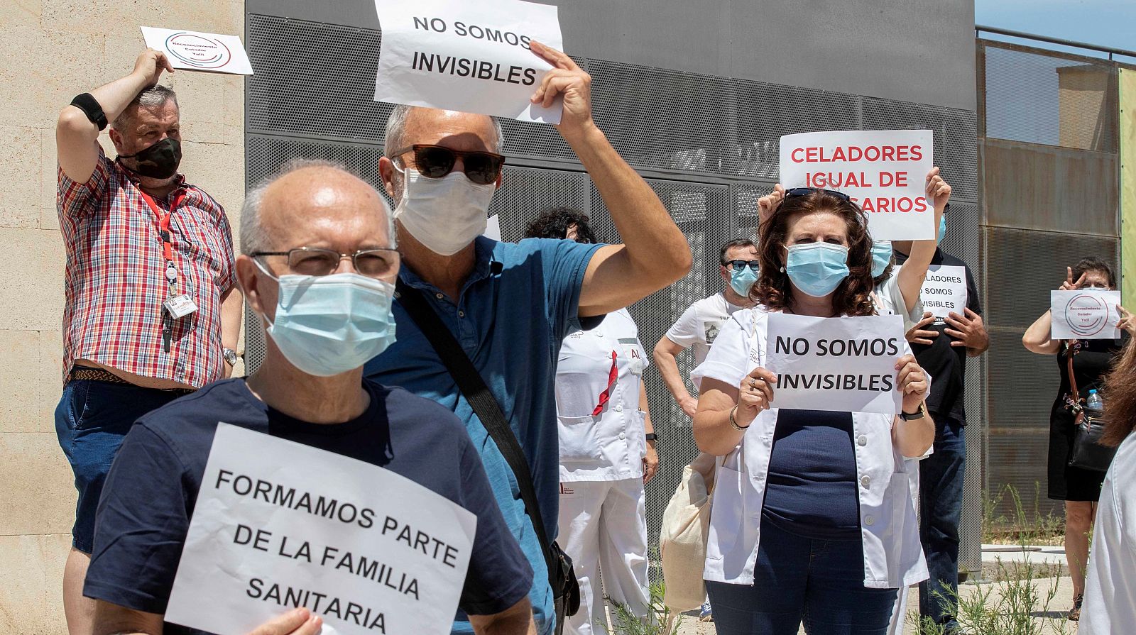 Los celadores piden reconocimiento