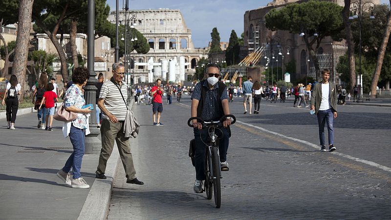 Italia, sin brotes, aunque con pequeños focos de coronavirus