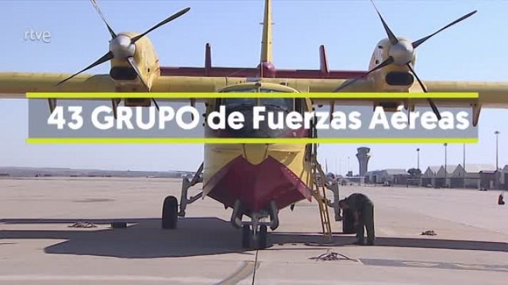 Modo Digital - El 43 Grupo de las Fuerzas Aéreas apoya a las CC.AA. en la extinción de incendios forestales