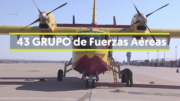 El 43 Grupo de las Fuerzas Aéreas apoya a las CC.AA. en la extinción de incendios forestales