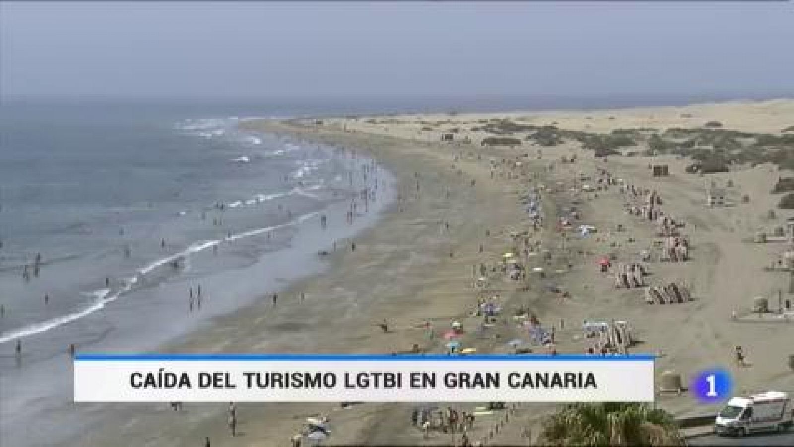 Telediario 1: Caída del turismo LGTBI en Gran Canaria, que mira con esperanza la temporada de invierno | RTVE Play