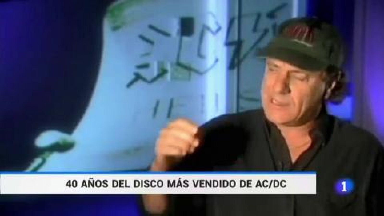 Telediario 1: 40 años de 'Back in Black', el disco más vendido de AC/DC | RTVE Play