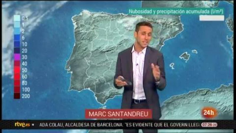 Ascenso de temperaturas en Galicia, suroeste peninsular y Canarias