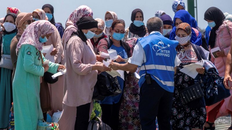 Más de mil temporeras regresan a Marruecos cuatro meses después del cierre de fronteras con España