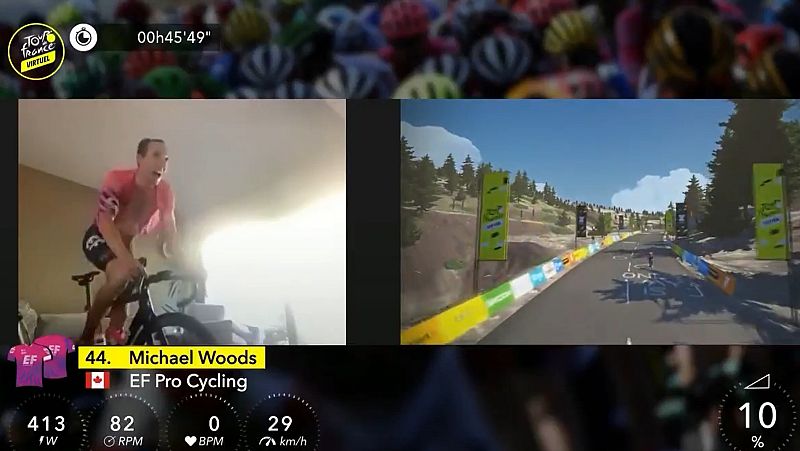 Vídeo: Woods vence en la etapa reina en Mont Ventoux
