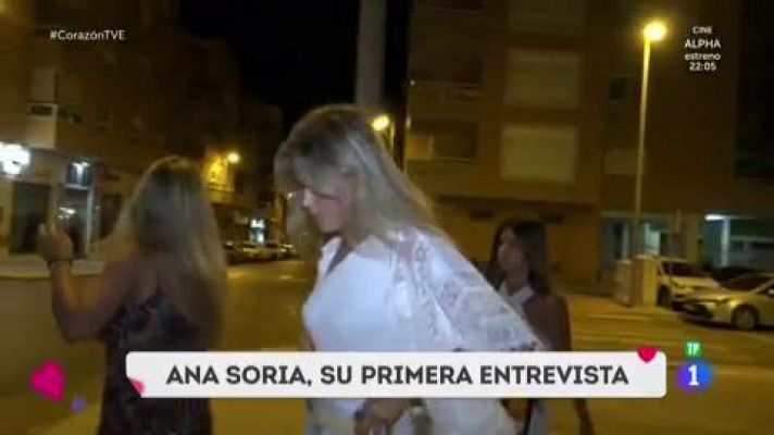 Ana Soria concede su primera entrevista