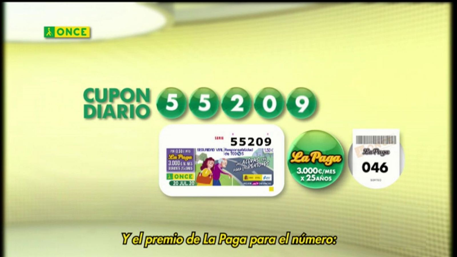 Sorteo ONCE - 20/07/20 - ver ahora