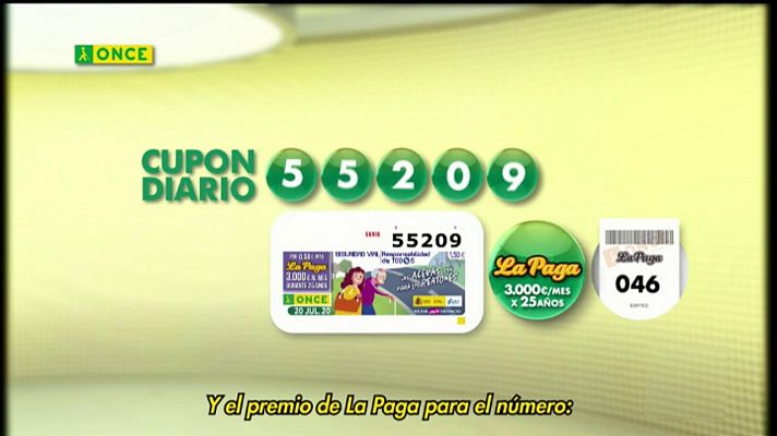 Sorteos ONCE - Sorteo ONCE - 20/07/20