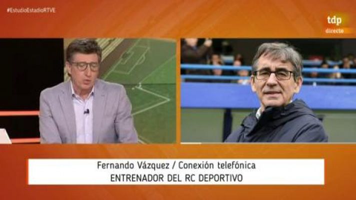 Estudio Estadio - Fernando Vázquez: "Ha habido una alteración de la competición"
