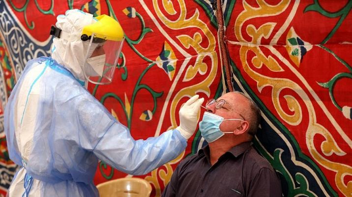 Telediario 1 - Preocupación por los contagios en Palestina