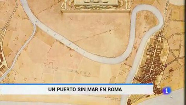 Telediario 1 - Los arqueólogos intentan desentrañar los misterios del Puerto de Trajano