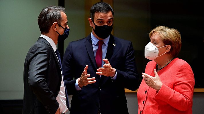 Telediario 1 - Las claves del histórico acuerdo financiero de la UE