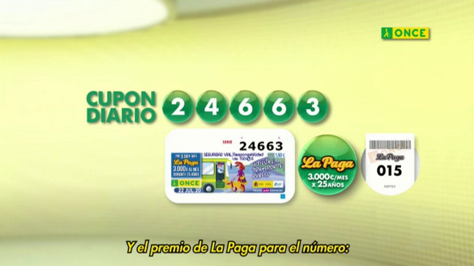 Sorteo ONCE - 22/07/20 - RTVE.es