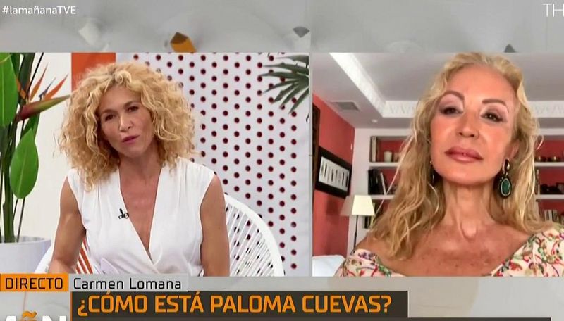 Carmen Lomana ha hablado con Paloma Cuevas