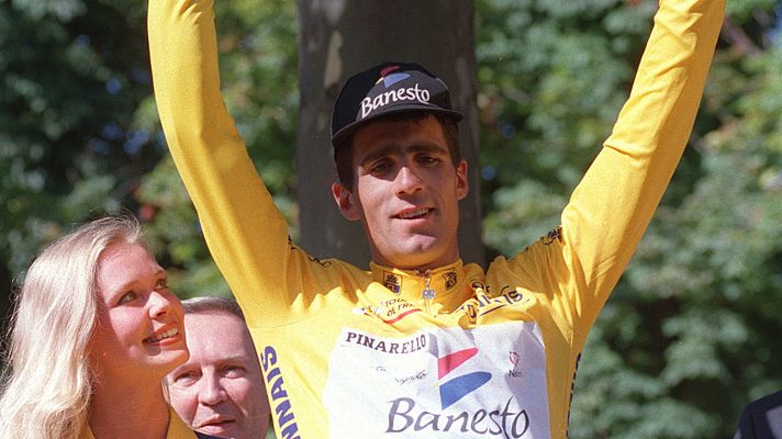 Telediario 1 - Indurain repasa sus cinco Tours 25 años después: "Mi gran rival era la montaña"
