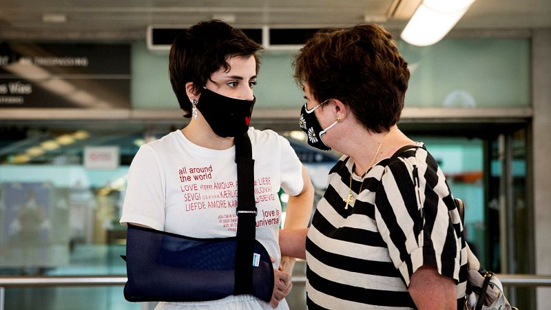 Sara Hurtado, en España para operarse del hombro tras una "caída normal" entrenando