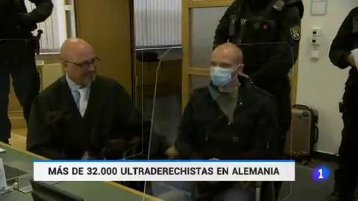Telediario 1 - Alemania vigila las actividades de 32.000 ultraderechistas