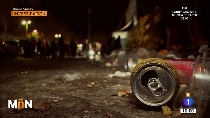 La mañana - El peligro del botellón: ni mascarillas ni distancia social