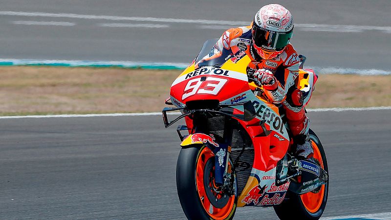 Márquez descansará éste sábado para correr el domingo